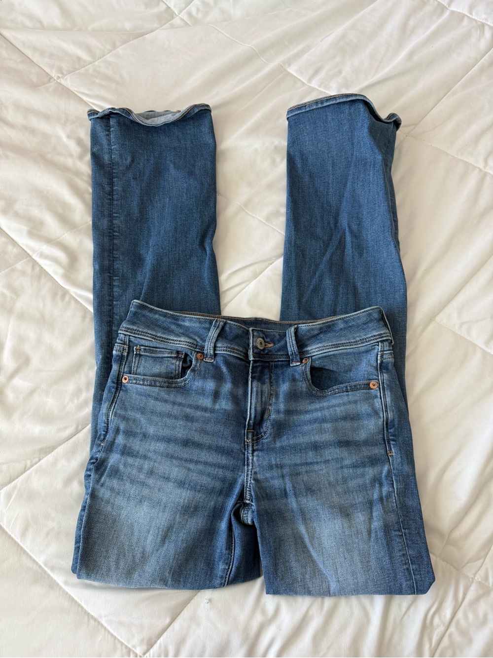 American Eagle Outfitters Women's Medium Blue Bootcut Jeans